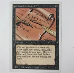 MTG Contract From Below Unlimited Edition Magic The Gathering Card Ships Free - Image 1