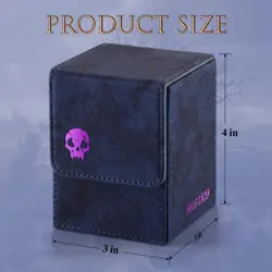 MTG Deck Box for Commander Display,Card Deck Box Fits 150 Double Sleeved Cards, - Image 2