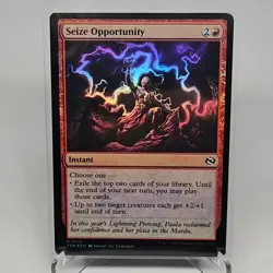 MTG Seize Opportunity FOIL Tarkir Dragonstorm (C) TDM 0119 - Image 1