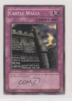 Castle Walls Unlimited YuGiOh Starter Deck Pegasus #SDP-043 2003 qm5 - Image 1