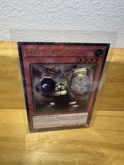 Yugioh 1x Geargiarmor RA04-EN187 Platinum Secret Rare 1st Ed NM - Image 1