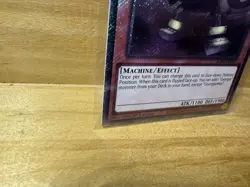 Yugioh 1x Geargiarmor RA04-EN187 Platinum Secret Rare 1st Ed NM - Image 4
