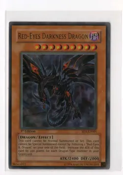 Red Eyes Darkness Dragon SD1 1st Ed Near Mint Ultra Rare NM Yugioh - Image 1