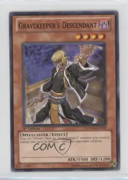 Gravekeeper's Descendant 1st Ed. YuGiOh Marik Structure Deck #SDMA-EN019 0k8a - Image 1