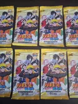 2002 Naruto Premium Yellow Booster Packs - Trading Card Game Lot of 11 - Image 2
