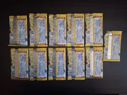 2002 Naruto Premium Yellow Booster Packs - Trading Card Game Lot of 11 - Image 4