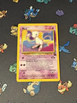 Pokemon Card Mew #8 Non Holo Black Star Promo WOTC - (NM-) - Image 1