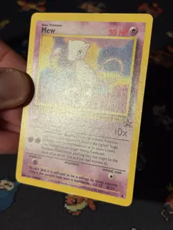 Pokemon Card Mew #8 Non Holo Black Star Promo WOTC - (NM-) - Image 3