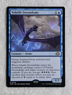 MTG Volatile Stormdrake - Modern Horizons 3 #79 Magic Card Rare NM - Image 1