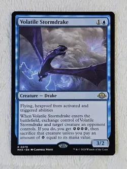 MTG Volatile Stormdrake - Modern Horizons 3 #79 Magic Card Rare NM - Image 2