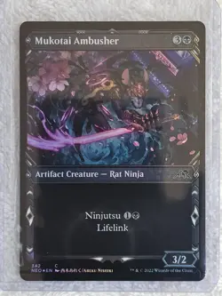 MTG Mukotai Ambusher (Showcase FOIL) #342 Kamigawa Neon Dynasty Card NM - Image 4