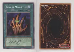 Ring of Magnetism Unlimited YuGiOh Starter Deck Pegasus #SDP-039 2003 qm5 - Image 3
