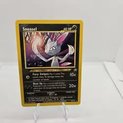 Pokemon Card - Sneasel Neo Genesis 25/111 Rare 1st Edition LP - Image 1