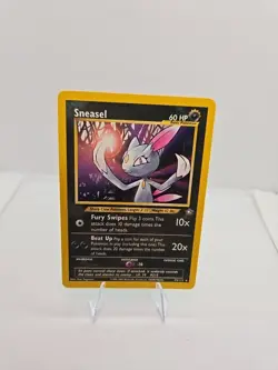 Pokemon Card - Sneasel Neo Genesis 25/111 Rare 1st Edition LP - Image 3
