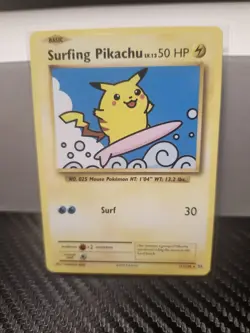 Pokemon Card TCG Surfing Pikachu Evolutions 111/108 Regular Secret Rare - Image 1