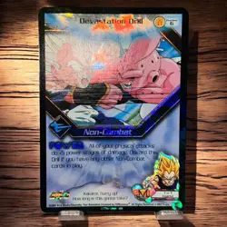 Dragon Ball Z Card Game Score DBZ CCG DEVASTATION DRILL PREVIEW 6 LIMITED FOIL - Image 1