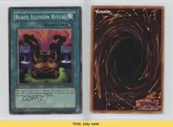 Black Illusion Ritual Unlimited YuGiOh Starter Deck Pegasus #SDP-038 READ 2u3 - Image 3