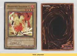Darkfire Soldier #2 1st Ed. YuGiOh Pharaoh's Servant #PSV-045 2002 READ 0b3 - Image 3