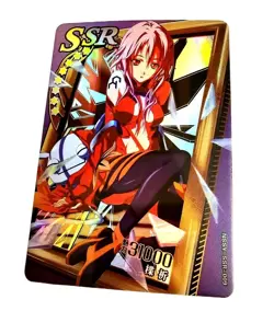 Goddess Story Waifu Card TCG | Inori Yuzuriha Guilty Crown | SSR | NSSY-SSR-009 - Image 1