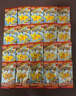 Pokemon Card Japanes Pikachu McDonald's Limited Promo pack 2025 20pack set No2 - Image 1