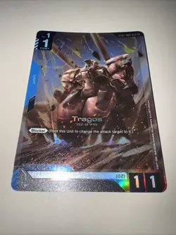 Tragos ST02-009 C+ Gundam TCG Card Game Wings of Advance English CCG Alt Art - Image 4