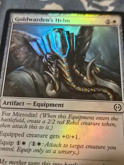 Goldwarden's Helm FOIL Phyrexia All Will Be One MTG Magic - Image 2