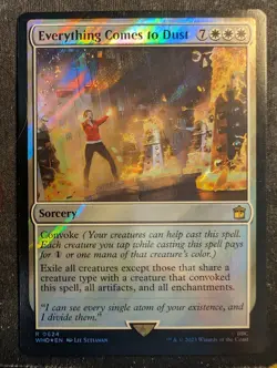 Everything Comes to Dust - Surge Foil - UB: Doctor Who (MTG) - Image 1
