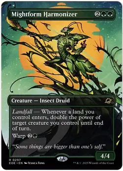 MTG Edge Of Eternities Mightform Harmonizer Borderless (Rare) - Image 1