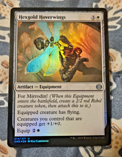 Hexgold Hoverwings FOIL Mtg Phyrexia All Will Be One MTG Magic - Image 1
