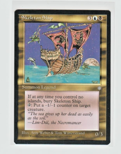 Magic the Gathering ~ MTG ~ 1x Skeleton Ship ~ ICE AGE ~ LP - Image 1