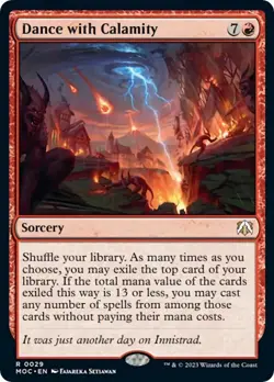 MTG Dance with Calamity - 29 / English / Near Mint - Image 1