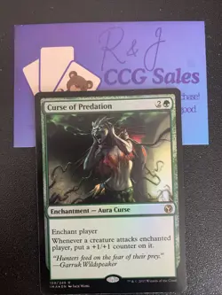 Curse of Predation - Foil - Iconic Masters [ NearMint ] [ Magic MTG ] - Image 1