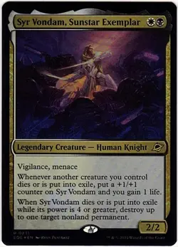 MTG Edge Of Eternities Syr Vondam, Sunstar Exemplar Foil (Rare) - Image 2