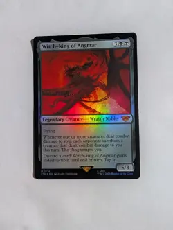 Witch-King of Angmar, M 0114, NM Foil, MTG Lord Rings Nazgul LotR Magic LTR One - Image 1