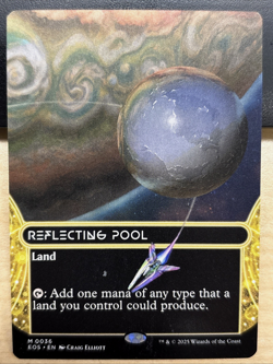 MTG Edge of Eternities 0036 Reflecing Pool Land MYTHIC Borderless - Image 1
