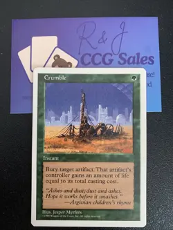 Crumble Fifth Edition (5ED) MTG - Near Mint - Image 1