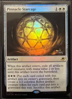 MTG Edge Of Eternities Pinnacle Starcage Foil (Rare) - Image 1
