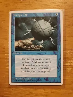 Energy Tap MTG Core Set 4th Edition Regular - Image 1