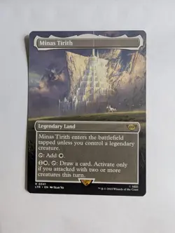 MTG Minas Tirith The Lord of the Rings: Tales of Middle-earth 0341 Borderless - Image 1