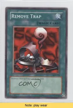 Remove Trap Unlimited YuGiOh Starter Deck Pegasus #SDP-034 2003 READ 1a1 - Image 1