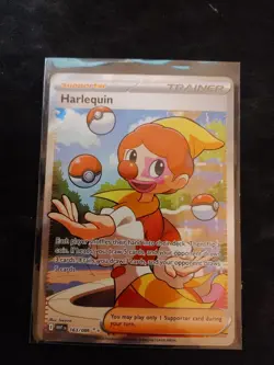 POKEMON TCG HARLEQUIN 163/086 ULTRA RARE FULL ART SV: WHITE FLARE - Image 1