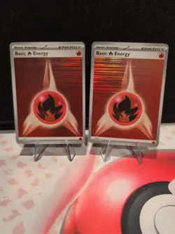Pokemon TCG - (2) Fire Energy - 018 (Horizontal Holo) - Black Bolt & White Flare - Image 1