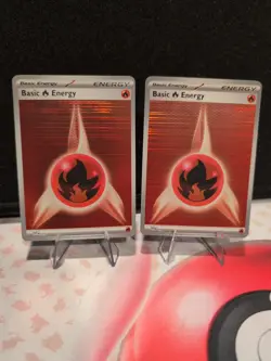 Pokemon TCG - (2) Fire Energy - 018 (Horizontal Holo) - Black Bolt & White Flare - Image 2