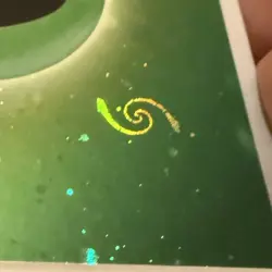 Pokemon TCG 151 Cosmos Holographic Grass Energy W HD Arrow Swirl Near Mint - Image 1