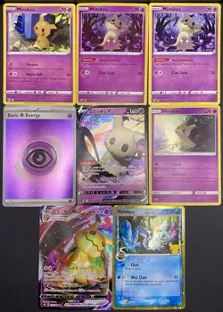 8x Pokemon Cards Mimikyu Set Lot - Holo Ultra Rare VMAX Full Art V Promo TCG - Image 1