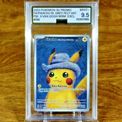 Pokemon Black Star Promo Van Gogh Pikachu With Grey Felt Hat 085 AGS Mint+ 9.5 - Image 1