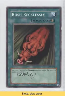 Rush Recklessly Unlimited YuGiOh Starter Deck Pegasus #SDP-033 2003 READ 1a1 - Image 1