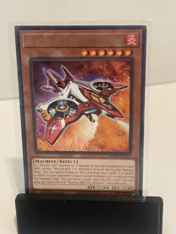 Yugioh Rescue-ACE Fire Attacker Rare AMDE - Image 1