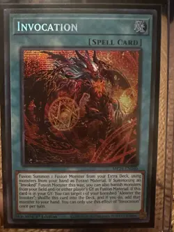 Yugioh MP24-EN060 - Invocation - Secret Rare - Dueling Mirrors - Single - Image 1