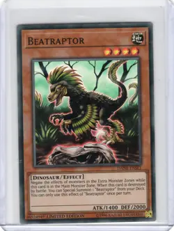 Yugioh Beatraptor DANE-ENSE1 Limited Edition Super Rare NM - Image 1